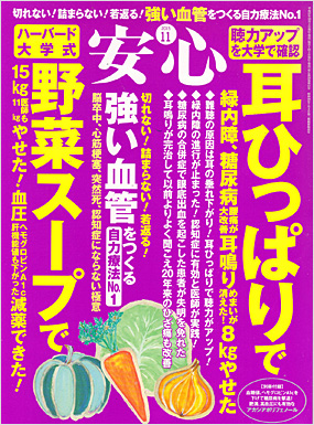 安心2015年11月号表紙